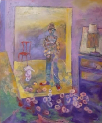 Levent Narınç imzalı tablo — Yağlı Boya, 160×130 cm, 10.000 TL müzayede satışı
