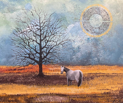 Hüseyin Bozoğlan imzalı tablo — Akrilik Boya, 50×60 cm, 7.000 TL müzayede satışı
