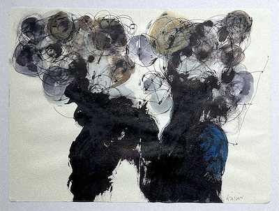 Sencer Gülün imzalı tablo — Karışık Teknik, 20×28 cm, 8.000 TL müzayede satışı