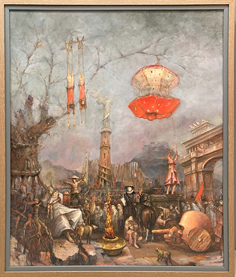 Erkan Güler imzalı tablo — Yağlı Boya, 120×100 cm, 90.000 TL müzayede satışı