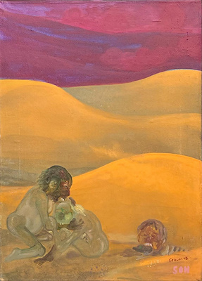 Serdar Şencan imzalı tablo — Yağlı Boya, 70×50 cm, 17.000 TL müzayede satışı