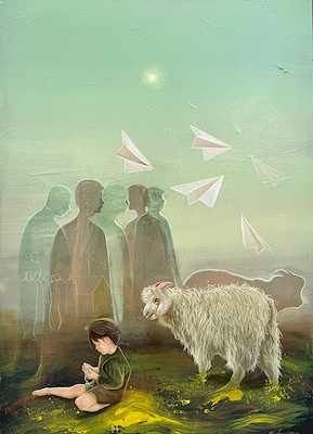 Oğuzhan Atatanır imzalı tablo — Yağlı Boya, 70×50 cm, 30.000 TL müzayede satışı