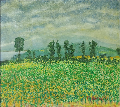 Necati Berent imzalı tablo — Yağlı Boya, 38×35 cm, 2.000 TL müzayede satışı