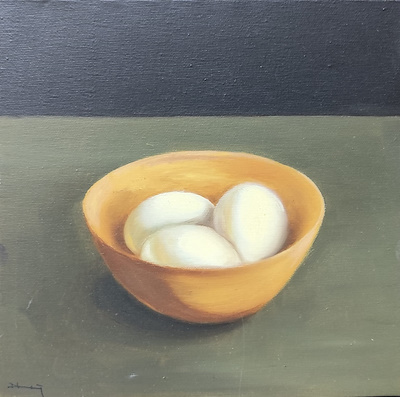 Dilan Demirbağ imzalı tablo — Yağlı Boya, 25×25 cm, 2.500 TL müzayede satışı