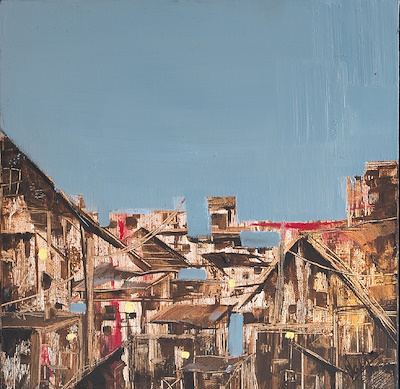 Dilay Erikli imzalı tablo — Yağlı Boya, 25×25 cm, 2.500 TL müzayede satışı