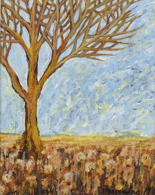 İmren İyem imzalı tablo — Akrilik Boya, 18×14 cm, 1.000 TL müzayede satışı