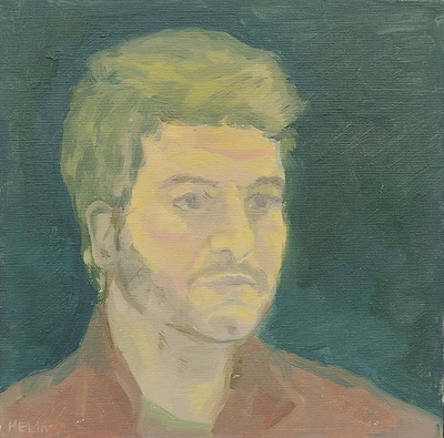 Helin Kurt imzalı tablo — Yağlı Boya, 25×25 cm, 1.000 TL müzayede satışı