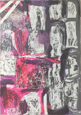 Meltem Akkaya imzalı tablo — Karışık Teknik, 70×50 cm, 4.500 TL müzayede satışı