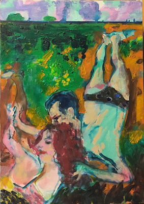 Adil Salih imzalı tablo — Yağlı Boya, 60×40 cm, 7.000 TL müzayede satışı