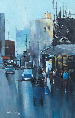Nihat Çelik imzalı tablo — Yağlı Boya, 79×50 cm, 1.500 TL müzayede satışı