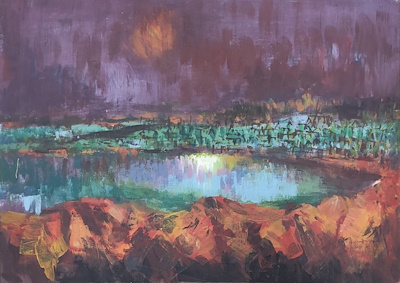 Kemal Ankaralı imzalı tablo — Yağlı Boya, 35.5×50 cm, 1.500 TL müzayede satışı
