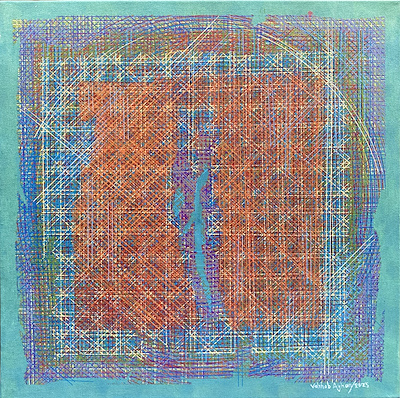 Vahhab Ayhan imzalı tablo — Akrilik Boya, 40×40 cm, 14.000 TL müzayede satışı