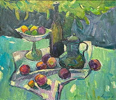 Alexander Andreev Abramovich imzalı tablo — Yağlı Boya, 50×70 cm, 37.000 TL müzayede satışı