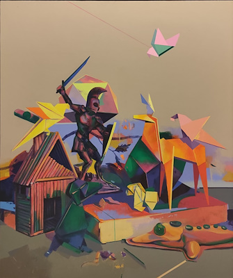 Aytaç Armağan imzalı tablo — Akrilik Boya, 120×100 cm, 60.000 TL müzayede satışı