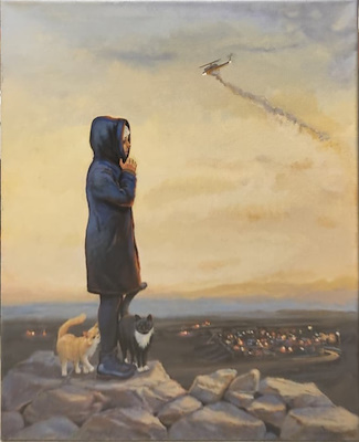 Zehra Başaran imzalı tablo — Akrilik Boya, 65×80 cm, 31.000 TL müzayede satışı