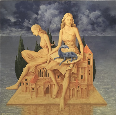 Selim Doğaner imzalı tablo — Akrilik Boya, 100×100 cm, 30.000 TL müzayede satışı