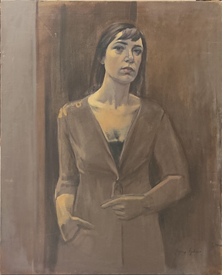 Zeynep Bozdemir imzalı tablo — Yağlı Boya, 100×80 cm, 20.000 TL müzayede satışı
