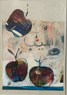 Parya Ghaderi imzalı tablo — Karışık Teknik, 30×20 cm, 5.000 TL müzayede satışı