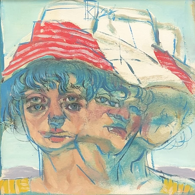 Hüseyin Kartal imzalı tablo — Karışık Teknik, 15×15 cm, 6.000 TL müzayede satışı