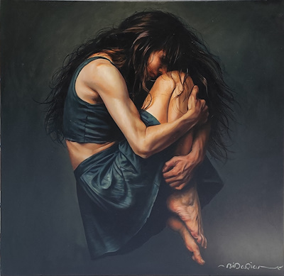 Babak Bidarian imzalı tablo — Yağlı Boya, 100×100 cm, 97.500 TL müzayede satışı
