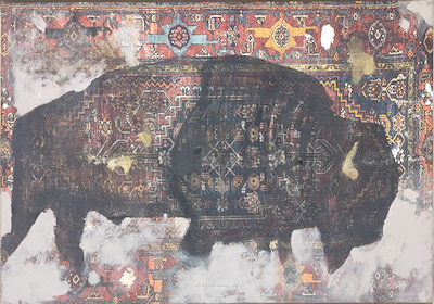 Ali Rıza Kanaç imzalı tablo — Karışık Teknik, 106×150 cm, 80.000 TL müzayede satışı