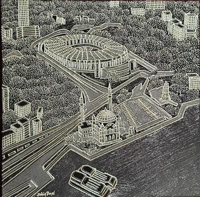 Şahin Duri imzalı tablo — Akrilik Boya, 40×40 cm, 5.500 TL müzayede satışı