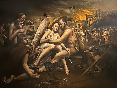 Sami Kurt imzalı tablo — Yağlı Boya, 183×250 cm, 250.000 TL müzayede satışı