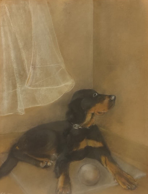 T. K. imzalı tablo — Pastel Boya, 65×50 cm, 2.500 TL müzayede satışı
