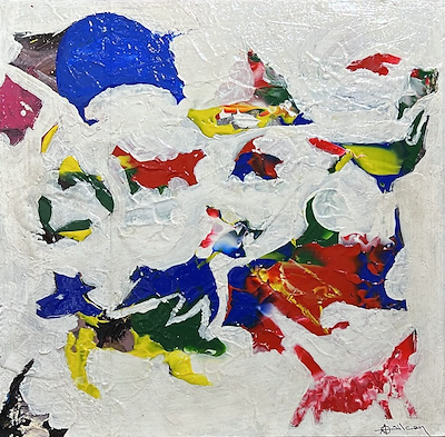 Murat Asilcan imzalı tablo — Akrilik Boya, 30×30 cm, 1.250 TL müzayede satışı