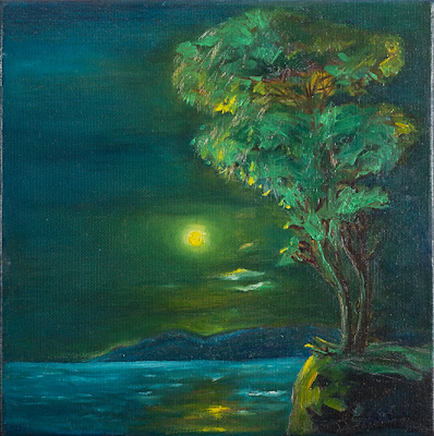 Selmani Baki Kocaispir imzalı tablo — Yağlı Boya, 25×25 cm, 1.750 TL müzayede satışı