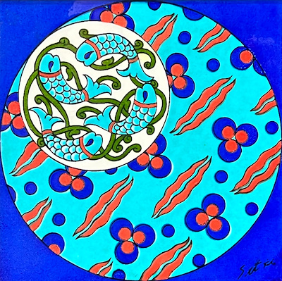 Sıtkı Olçar imzalı tablo — 20×20 cm, 2.250 TL müzayede satışı