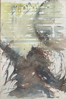 Mehmet Sağ imzalı tablo — Sulu Boya, 46×34 cm, 3.500 TL müzayede satışı