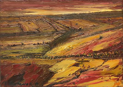 Tolga Boztoprak imzalı tablo — Yağlı Boya, 25×35 cm, 2.250 TL müzayede satışı