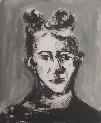 Okan Hanif imzalı tablo — Karışık Teknik, 9×7 cm, 1.000 TL müzayede satışı