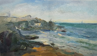 Hüseyinov Süleyman imzalı tablo — Yağlı Boya, 29×48 cm, 1.250 TL müzayede satışı
