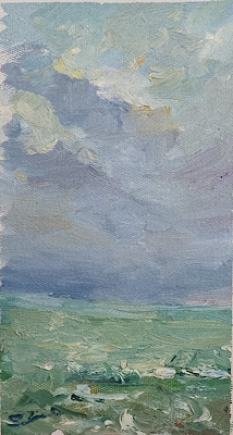 Hüseyinov Süleyman imzalı tablo — Yağlı Boya, 30×16 cm, 1.000 TL müzayede satışı