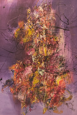 Serkan Mustafa imzalı tablo — Karışık Teknik, 70×50 cm, 1.750 TL müzayede satışı