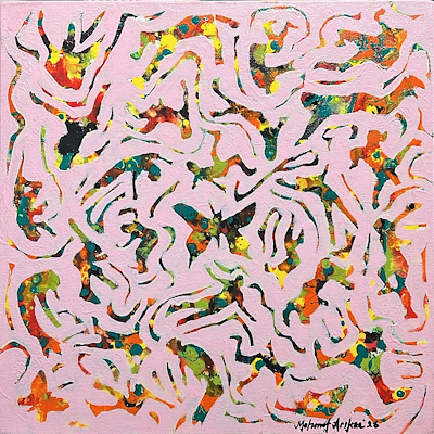 Mehmet Arıkan imzalı tablo — Akrilik Boya, 30×30 cm, 4.000 TL müzayede satışı