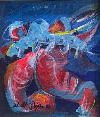 Mehmet Ali Doğan imzalı tablo — Yağlı Boya, 20×17 cm, 2.250 TL müzayede satışı