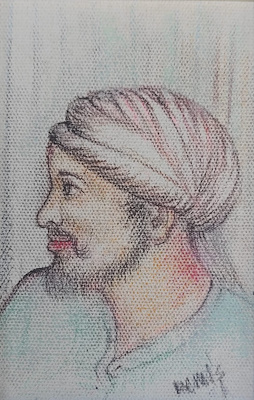 Memiş Aslan imzalı tablo — 16×11 cm, 1.000 TL müzayede satışı