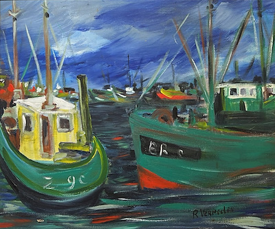 R. Vermeulen imzalı tablo — Yağlı Boya, 50×60 cm, 4.500 TL müzayede satışı