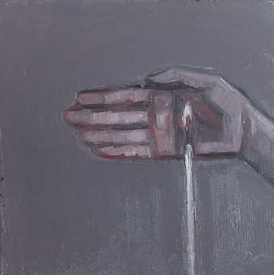 Eda Polat imzalı tablo — Yağlı Boya, 25×25 cm, 2.000 TL müzayede satışı