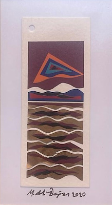 Mehmet Ali Doğan imzalı tablo — Karışık Teknik, 20×12 cm, 2.500 TL müzayede satışı