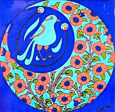 Sıtkı Olçar imzalı tablo — 20×20 cm, 2.500 TL müzayede satışı