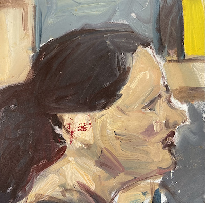 Kerem İşcanoğlu imzalı tablo — Yağlı Boya, 36×36 cm, 1.000 TL müzayede satışı
