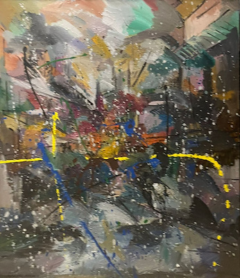 Evren Gül imzalı tablo — Yağlı Boya, 80×90 cm, 4.500 TL müzayede satışı