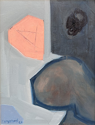 Dünya Dural imzalı tablo — Yağlı Boya, 40×30 cm, 1.000 TL müzayede satışı