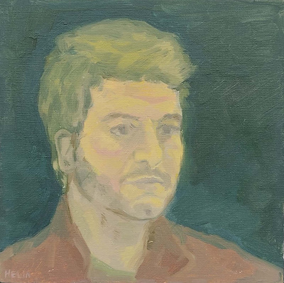 Helin Kurt imzalı tablo — Yağlı Boya, 25×25 cm, 1.000 TL müzayede satışı
