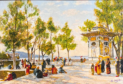 A. Bejot imzalı tablo — Yağlı Boya, 25×36 cm, 10.000 TL müzayede satışı
