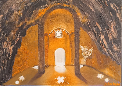 Seher Uysal imzalı tablo — Yağlı Boya, 35×50 cm, 1.500 TL müzayede satışı